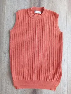 pumpkin port Mサイズ オレンジ　ノースリーブニットのサムネイル