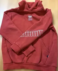 PUMA フード付きトレーナー 150サイズ 赤