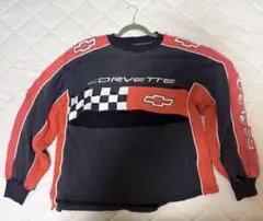 USA輸入 シボレー コルベット ダメージスウェット XL ヴィンテージ風
