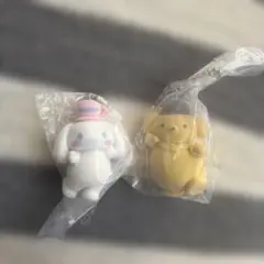 ポムポムプリン　シナモロール　キーホルダーセット