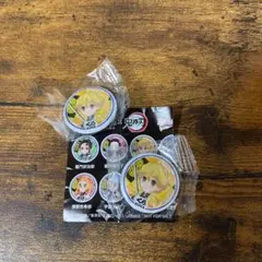 くら寿司　鬼滅の刃　びっくらポン　ミニキャラ　缶バッジ　我妻善逸