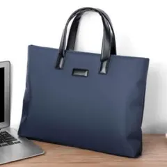 メンズ ビジネスバッグ ブリーフケース ネイビー　紺色　新品未使用品　パソコン