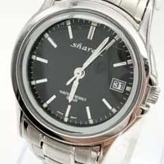 稼働 Sharex シャレックス CITIZEN メンズ腕時計 デイト 5BAR