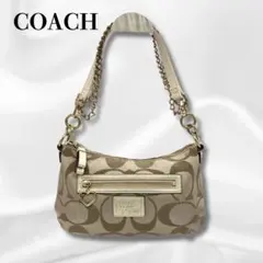 coach コーチ 2way ワンショルダー バッグ ポピー y2k チェーン