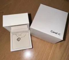 Canal 4℃ オープンハートネックレス　ピンク