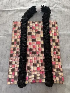 値下げ】【美品】ATAO 【正規品】ワッフルトート ステンドグラス風 