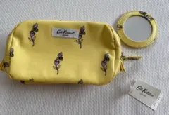 【新品未使用】【Cath Kidston】花柄ポーチ&ミラー
