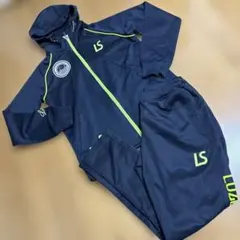 ルースイソンブラ フード付きネイビージャージ 140