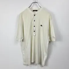 BURBERRY BLACK LABEL ヘンリーネックTシャツ ノバチェック