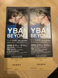 テート美術館展 YBA & BEYOND 無料観覧券2枚セットのサムネイル