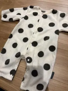 水玉模様ロンパース 60-70cm