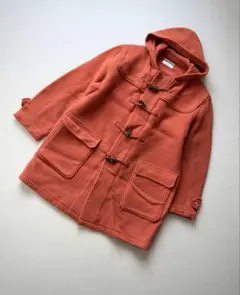 90s00s イタリア製 ベネトン エルメスオレンジ ダッフルコート ビンテージ