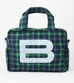 BEEDEN BIG B LOGO BAG チェック柄