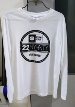 おもしろシリーズ　パロディTシャツ　面白Tシャツ 猫 NYANERA Мサイズ