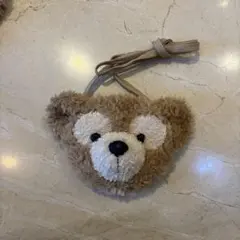 ダッフィー クマ型ファーポーチ