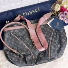 新品タグ付き☆russet ラシット 2wayショルダーバッグ レザー保存袋