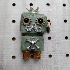 天然石 カービング 置物 ロボット