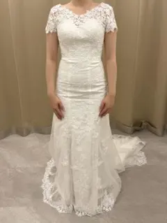 DRESS PRODUCTION ビーズ刺繍 袖付き チュールドレス（W273） - メルカリ