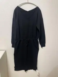 AZUL ブラックニットワンピース M 新品タグ付き