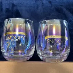 スヌーピー ビーズグラス 2個セット
