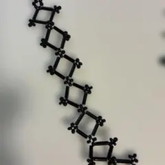 ビーズ　ネックレス　ピアス　セット　ハンドメイド