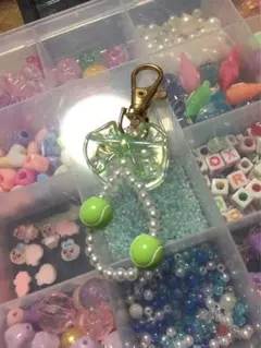 キーホルダー　テニスボール