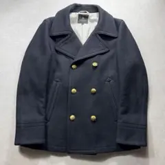 ユナイテッドアローズ ビューティ＆ユース Pコート ピーコート 黒 ウール ②