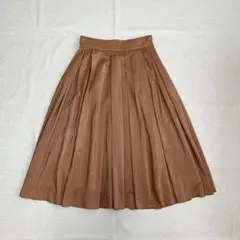 BURBERRY BLACK LABLE☆フレアスカート36☆ブラウン【美品】