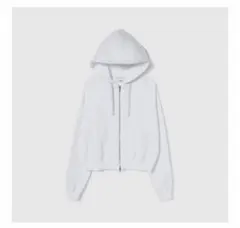 Light Cotton Sweat Zip フーディー　オフホワイトのサムネイル