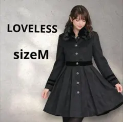 LOVELESSメンズコートMiliorWオフィサーコートSサイズカーキ美品 LOVELESS（ラブレス） トレンチコート コート エアロツイルバイカラー