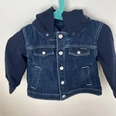 美品　COMME CA FOSSETTEベイビーデニムジャケット80CM