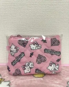 みんなのキルトシリーズ　シークレットミニフラットポーチ　チャーミーキティ