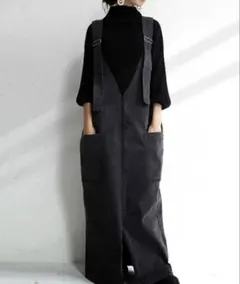 [新品] antiqua デニムサロペットスカート　完売品