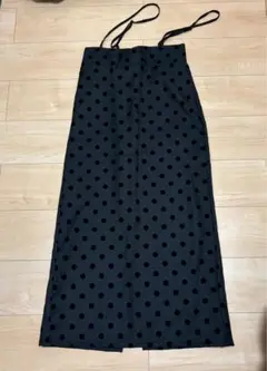 しまむらドット柄 サロペット　ジャンパースカート