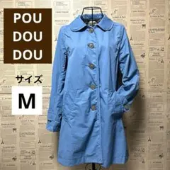 【美品】最終価格POU DOU DOU スプリングコート Mサイズ 水色のサムネイル