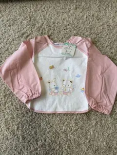☆新品未使用familiar☆袖付きエプロン