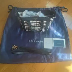 COLE HAAN チェック柄 ハンドバッグ