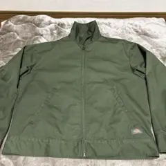Dickies ジップアップジャケット M オリーブグリーン