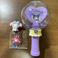 マイメロ×ミャクミャク、クロミカプセルステッキ2(ペンライト風)ガチャガチャ