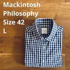 Mackintosh Philosophy チェックシャツ L マッキントッシュのサムネイル