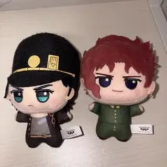 ジョジョの奇妙な冒険 ぬいぐるみマスコット ちびぐるみ 花京院典明、空条承太郎