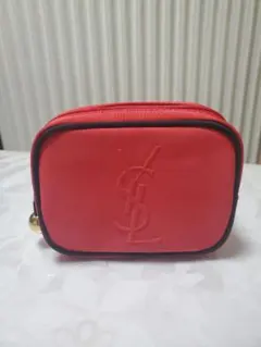 ないっつ様専用　YSL ロゴ入り レッドポーチ
