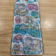 ぷくぷくあわわちゃん シール　ウォーターインシール