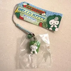 ご当地キティ　夏野菜バージョン　ピーマン　パプリカ　根付け　2007年　限定