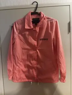 匿名配送　stüssy コーチジャケット S/ピンクのサムネイル