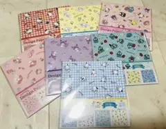 サンリオ デザインペーパー 折り紙 7袋 千代紙 Sanrio 合憲140枚