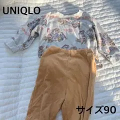 UNIQLOパジャマ　パウパト　90