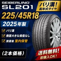 SEIBERLING 225/45R18 2本セット 25年製 バリ溝 SEIBERLING 225/45R18 2本 25年製 バリ溝 ブリジストン - メルカリ