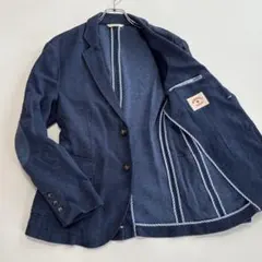 極美品 BOB 2XL スウェット テーラードジャケット 凹凸 エルボーパッチ 極美品 BOB 2XL スウェット テーラードジャケット 凹凸 エルボーパッチ