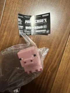 マイクラ　マスコットライト3 ライト　ブタ　マインクラフト　ライトマスコット